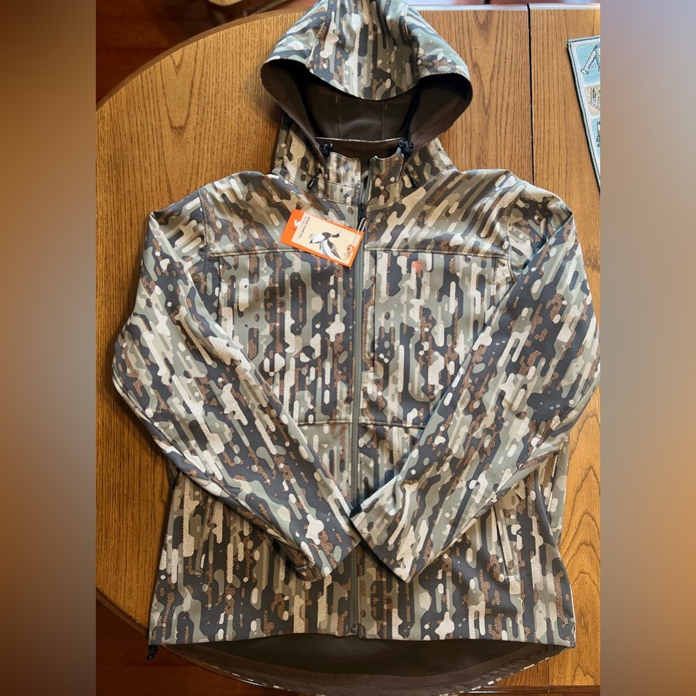 Duck Camp Contact Softshell Jacket - Woodland camo